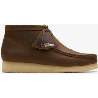Clarks Wallabee Leather Mens Beeswax Brown Boots-UK 10 / EU 44.5