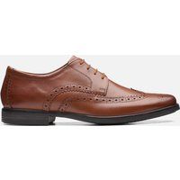 Clarks Howard Wing Men/'s Leather Lace Up Formal Shoes (Dark Tan, Numeric_7)