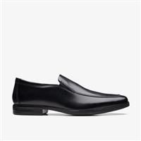 Clarks Men/'s Howard Edge Derby, Black Leather, 6 UK