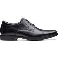 Clarks Men/'s Howard Cap Oxford, Black Leather, 10.5 UK