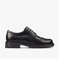 Clarks Women/'s Orinoco2 Limit Oxford, Black Leather, 5 UK