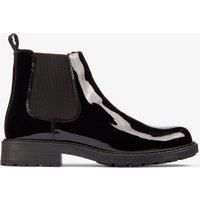 Clarks Ladies Ankle Boots Orinoco2 Lane - Black Patent - UK Size 3D - EU Size 36 - US Size 5.5M