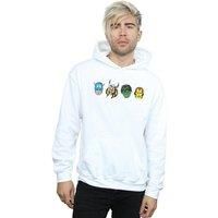 Marvel Men's Avengers Comic Heads Hoodie