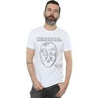 Marvel Men/'s Deadpool This is Just Lazy T-Shirt White Medium