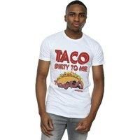 Marvel Men/'s Deadpool Taco Dirty to Me T-Shirt White Medium
