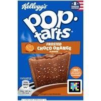 Kellogg/'s Pop Tarts Frosted Choco Orange Toaster Pastry 4 x 96g