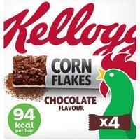 Kellogg's Corn Flakes Chocolate cereal and milk snack bars 4x24g