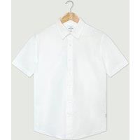 Peter Werth Church Mens Short Sleeve Shirt White