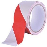 Diall Marking Tape Red / White 33m x 50mm (697JJ)