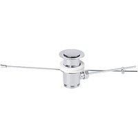Slotted Lever Sink/Basin Waste 32mm FLOMASTA Chrome Plated Brass - New