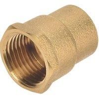 Flomasta Pipe Fitting Coupler (Dia)15mm (Dia)12.7mm