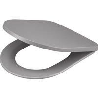 GoodHome Tanaro Grey Top Fix Soft Close Toilet Seat