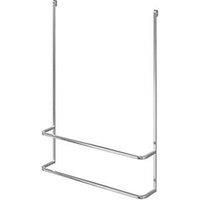 GoodHome Elland Brushed Silver Effect Towel Rail (W)600mm