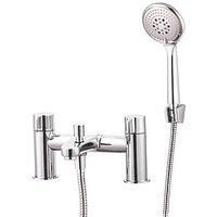 Swirl Caldew Deck-Mounted Bath/Shower Mixer Tap (190PG)