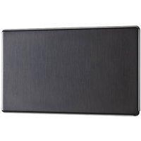 LAP 2-Gang Blanking Plate Slate Grey (144KJ)