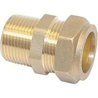 Flomasta SFU_0316 Brass Compression Adapting Male Coupler 15mm x 1/2" (845KR)