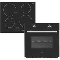 Cooke & Lewis CLOPIH65 Integrated Oven & Hob Pack Black 2 Pack (869KH)