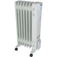 Essentials Electric Oil Filled Radiator CYBL20-7 Freestanding Portable 1500W