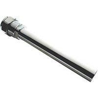 Flomasta 1/2" Compression x 15mm Compression TRV Extension Piece 121mm Chrome (762FW)