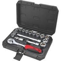 Forge Steel 3/8" Drive Socket Set 18 Pieces (917PG)