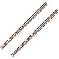 Erbauer Round Hss Drill Bit (Dia)3mm (L)61mm, Pack Of 2