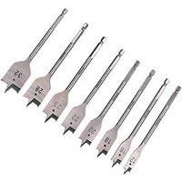 Erbauer 8 Piece Flat Drill Bit Set