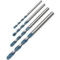 Erbauer 4 Piece Round Multi-Purpose Drill Bit Set