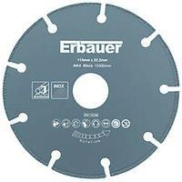 Erbauer Metal Diamond Blade 4 1/2" (115mm) x 1.3 x 22.2mm (193PH)