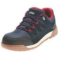 Site Scoria Safety Trainers Navy Blue & Red Size 12 (369PT)