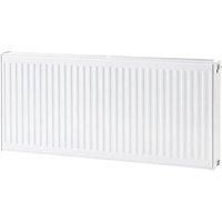 Flomasta Type 22 Double-Panel Double Convector Radiator 500 x 1000mm White 5021BTU (878XP)
