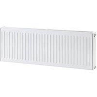 Flomasta Type 22 Double-Panel Double Convector Radiator 400 x 1200mm White 4987BTU (428XP)
