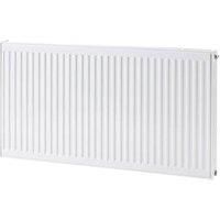 Flomasta Type 11 Single-Panel Single Convector Radiator 600 x 1100mm White 3568BTU (204XP)