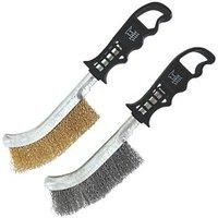 Forge Steel Wire Brush Set 2 Pieces (132XG)