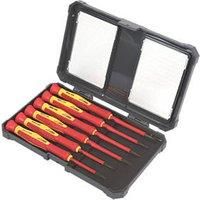 Forge Steel Mixed VDE Precision Screwdriver Set 6 Pieces (601XG)