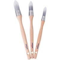 Fortress Trade Round Paint Brush Set 3 Piece Set (439FM)