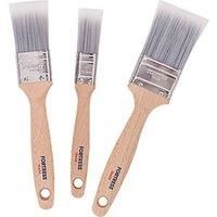 Fortress Trade Flat Paint Brush Set 3 Piece Set (793FM)