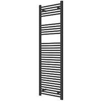 Flomasta Towel Radiator 1600mm x 500mm Black 2409BTU (659TF)