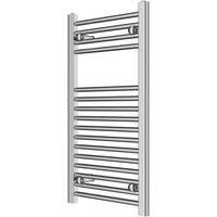 Flomasta Towel Radiator 800mm x 400mm Chrome 675BTU (965TF)
