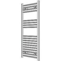 Flomasta Towel Radiator 1000mm x 400mm Chrome 808BTU (308TF)