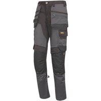 Site Bolden Stretch Holster Pocket Trousers Grey / Black 36" W 32" L (312XR)