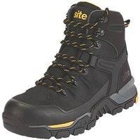 Site Densham Men's Black Safety Boots, Size 9