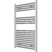 Flomasta Towel Radiator 1000mm x 600mm Chrome 1190BTU (383TF)