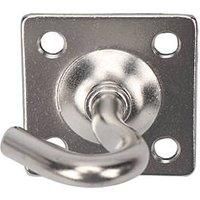 Smith & Locke Stainless Steel Hook on Plate 45mm x 45mm 2 Pack (228FE)