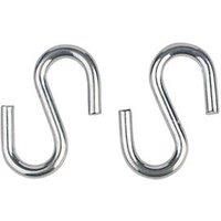 S-Hooks Steel 45 x 5mm 4 Pack (818FE)
