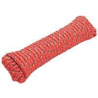 Braided Rope Red 9mm x 15m (193FC)