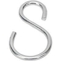 S-Hooks Stainless Steel 75 x 5mm 2 Pack (266FE)