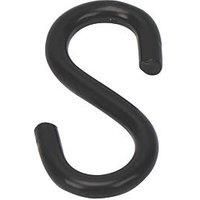 S-Hook Black 30 x 3mm 4 Pack (427FE)