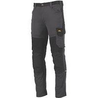 Site Evenson Multi-Pocket Stretch Trousers Grey/Black 34" W 32" L (695RV)