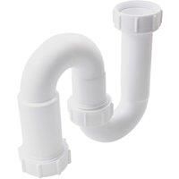 Flomasta Compression Basin S Trap White 32mm (331JN)