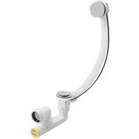 Flomasta Pop-Up Swivel Bath Trap and Overflow with Waste White 40mm (869JN)